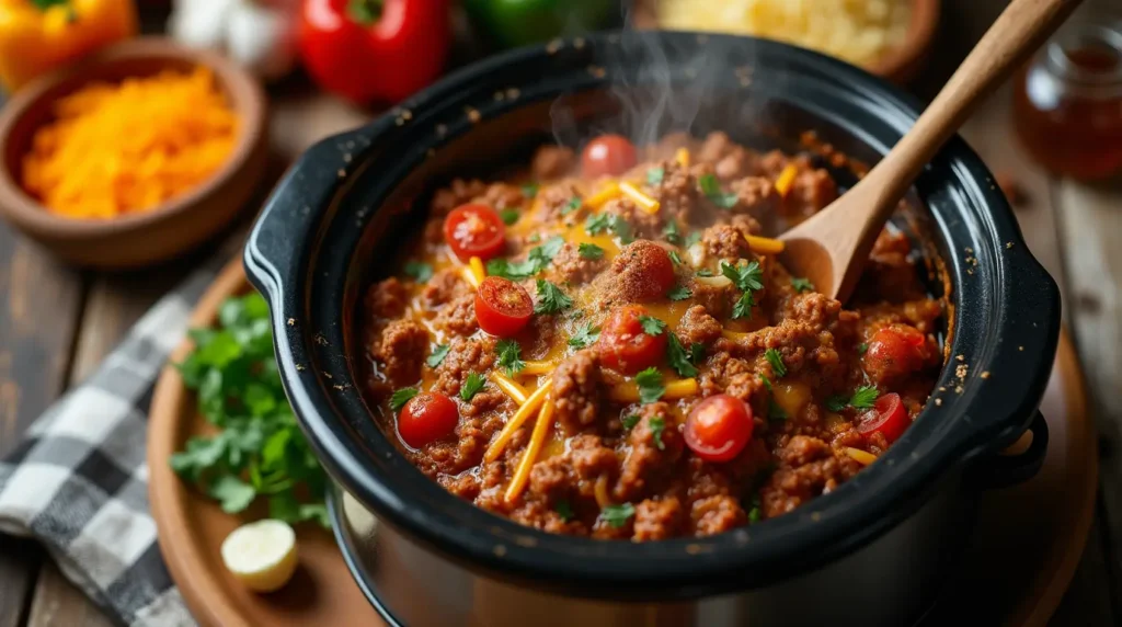 hamburger crockpot recipes
