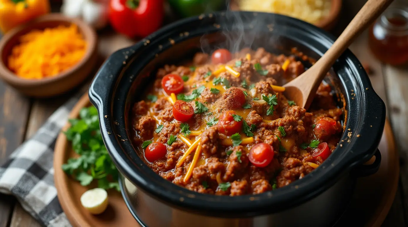 hamburger crockpot recipes
