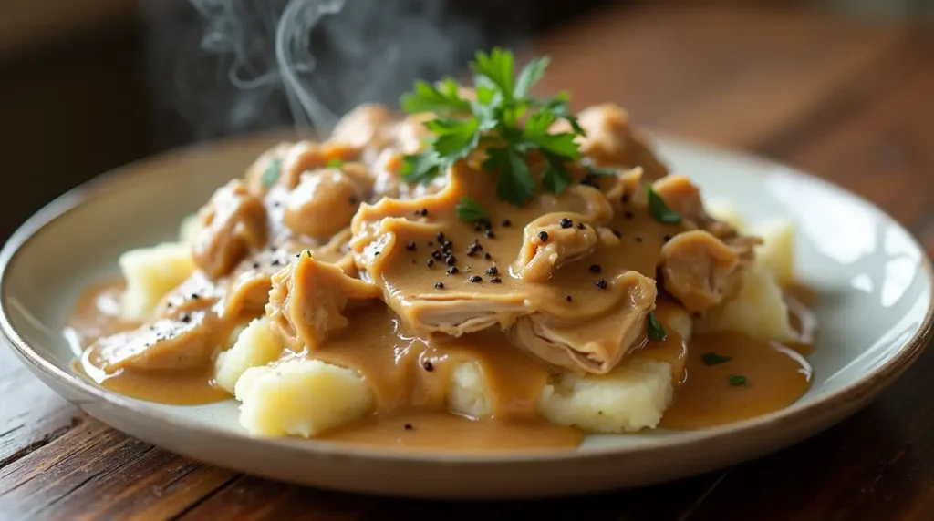 crockpot chicken and gravy