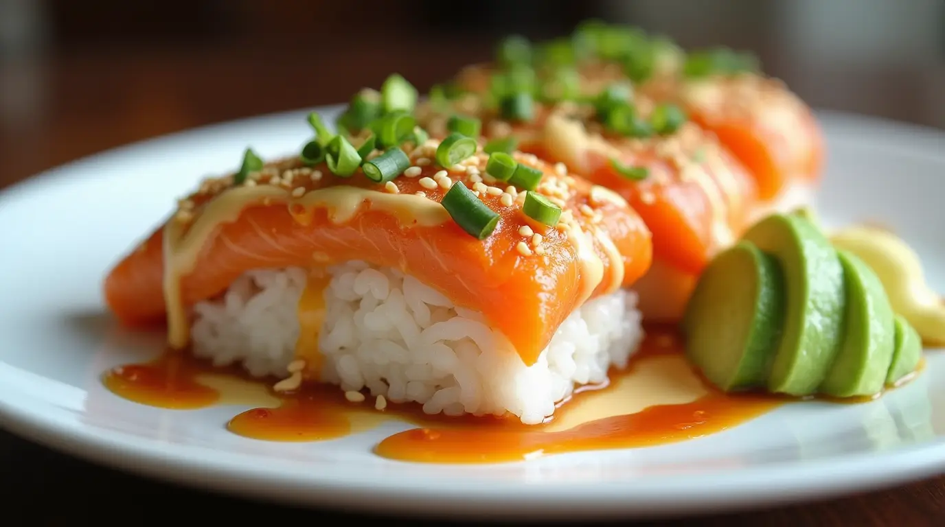 sushi salmon bake