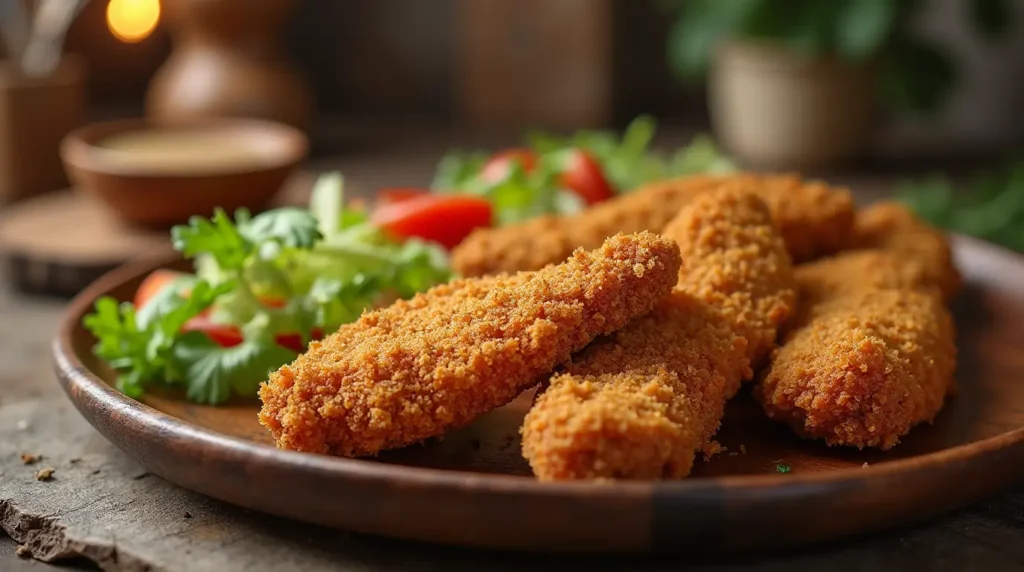 Oven-Baked Breaded Chicken