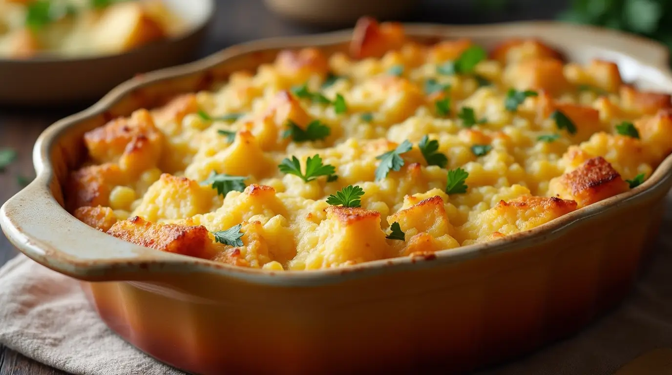 cornbread dressing with chicken