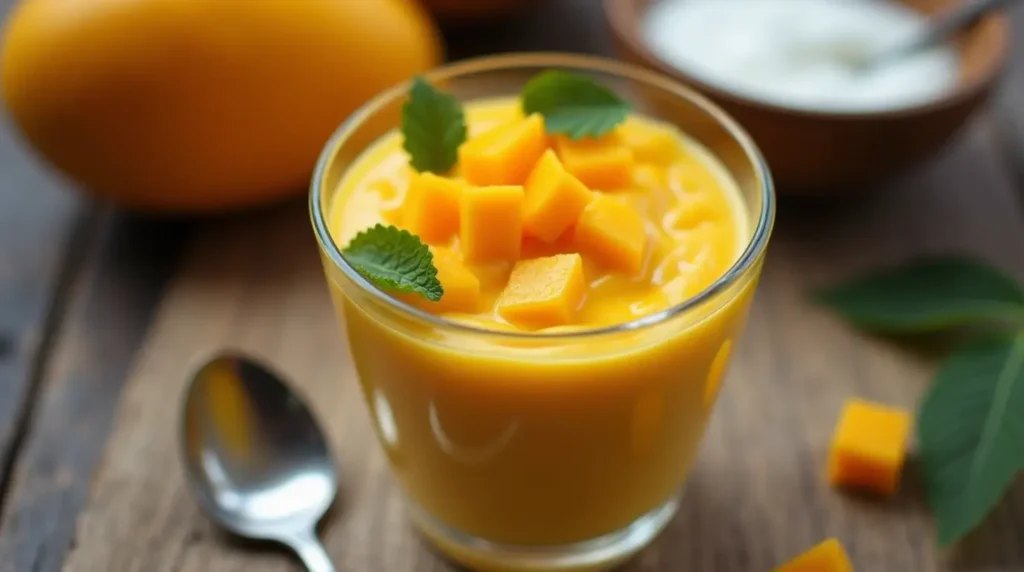 mango pudding